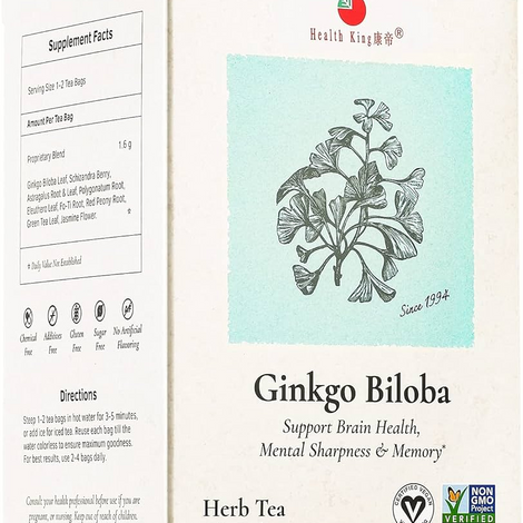 Ginkgo Biloba Leaf Tea (Brain Health, Memory, Mental Sharpness)