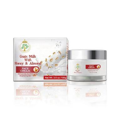 Goat's Milk w/ Honey & Almond Face Cream - Anti-Wrinkle, Anti-Aging
