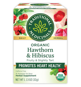 Organic Hawthorn & Hibiscus Tea